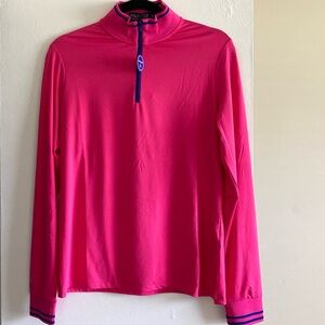 Polo Ralph Lauren Golf Long Sleeve Shirt M Wicking Women`s Pink Pullover Top New